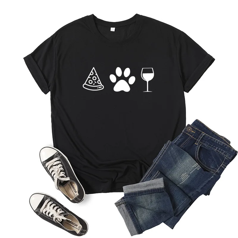 

Dog Goblet Watermelon Print Women T Shirt Short Sleeve ONeck Loose Women Tshirt Ladies Tee Shirt Tops Clothes Camisetas Mujer