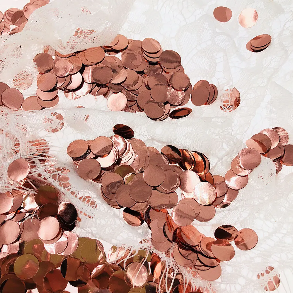 

Розовое золото, конфетти, украшение для девичника, конфетти для свадебной вечеринки, украшение для вечевечерние, блестящее розовое золото, ...