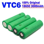 Батарея US18650 VTC6 3000 мАч предназначена для электрических игрушек, электронных сигарет и доставки по воздуху