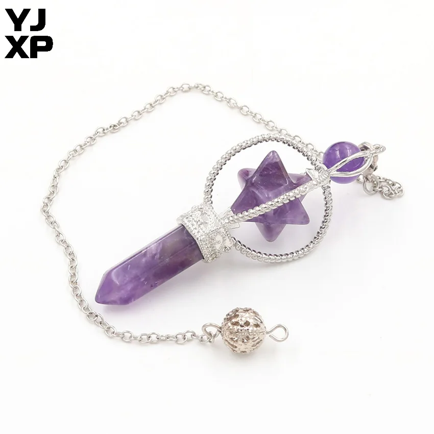 YJXP Small Merkaba Dowsing подвеска-маятник карандаш рандаш натуральный камень духовное