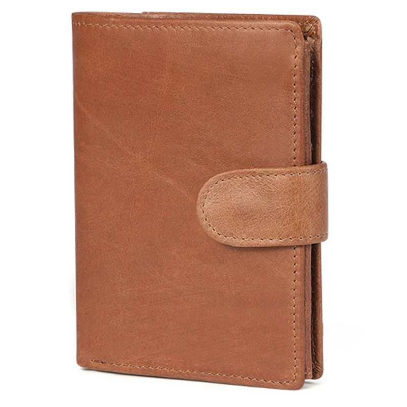 

Men's Wallet Rfid Multi-Card Casual Retro Leather Wallet Large Capacity Clutch Purse