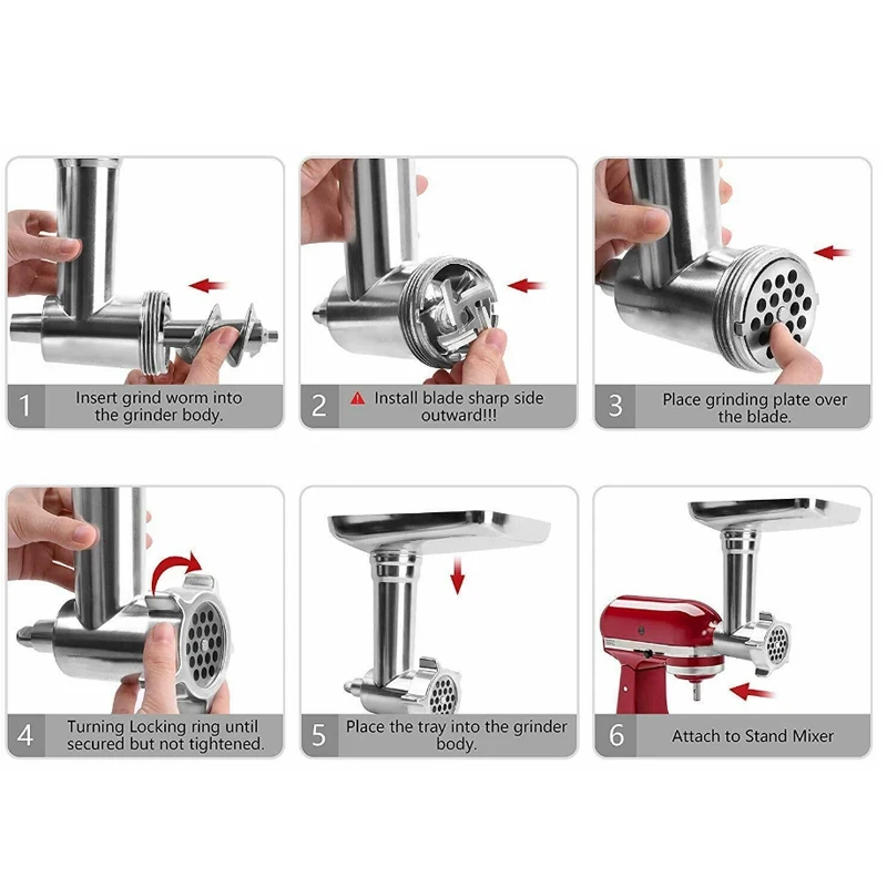 Для блендера KitchenAid Мясорубка с чистящей щеткой измельчитель еды аттачмен