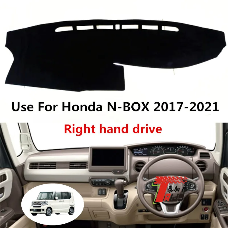 

TAIJS Factory 3Colors Simple Sport Polyester Fibre Car Dashboard Cover For Honda N-BOX 2017 2018 2019 2021 2022 Right Hand drive
