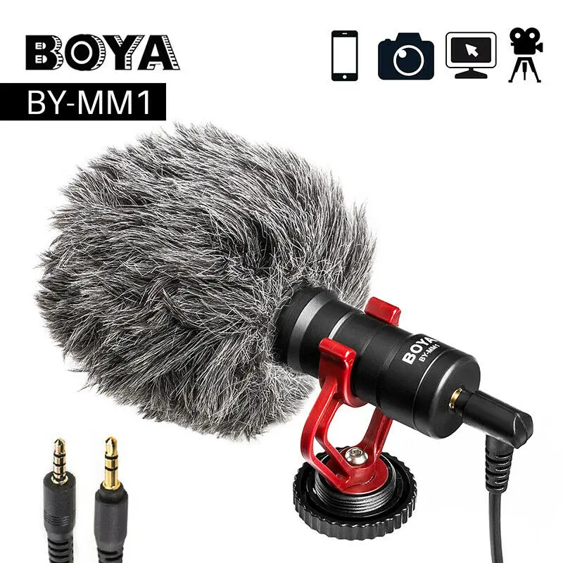 BOYA BY-MM1 видео Запись микрофон микрофоны игровая звуковая карта Studio Bluetooth-микрофон