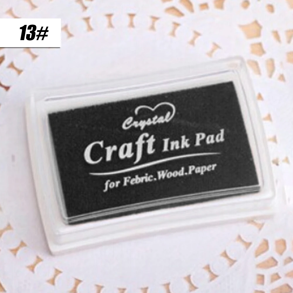 15 цветов DIY Скрапбукинг старинные ремесла чернил Pad красочная штемпельная
