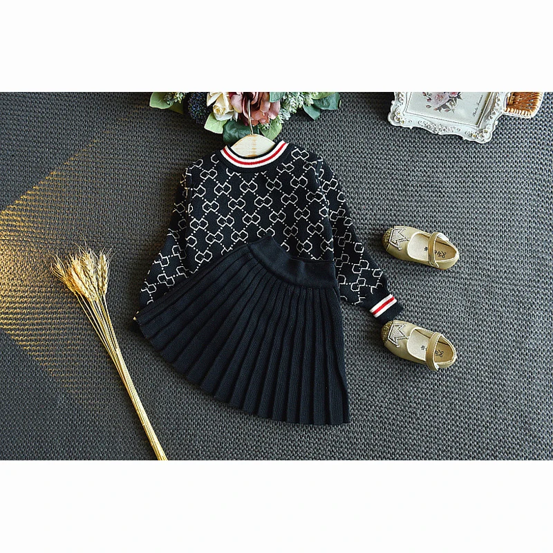 2019 зимняя повседневная одежда в клетку однотонная с длинным рукавом для девочек