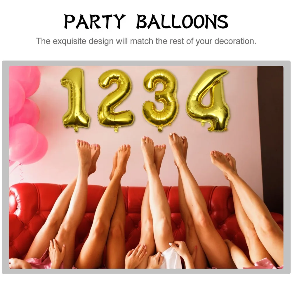 

1pc Figure Balloons Aluminum Foil Decorative Balloons for Birthday Party