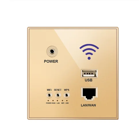gold 300 м 110~ 250 В Белый USB разъем беспроводной wifi usb зарядный разъем, настенный встроенный беспроводной маршрутизатор AP, 3g wifi ретранслятор - Цвет: gold
