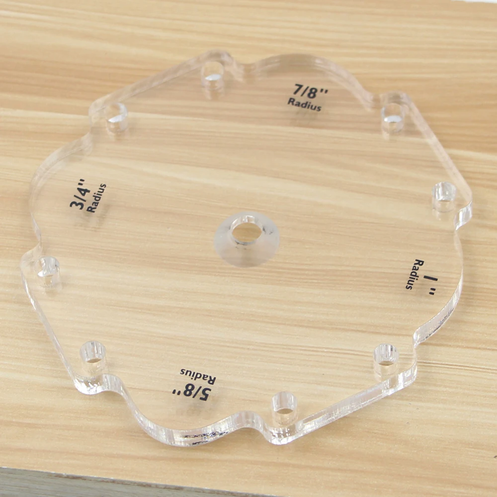 3 шт. деревянные шаблоны радиуса маршрутизатора для маршрутизации точные