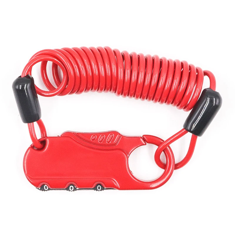 Велосипедный замок складной рюкзак велосипедный шлем тросовый 3-значный