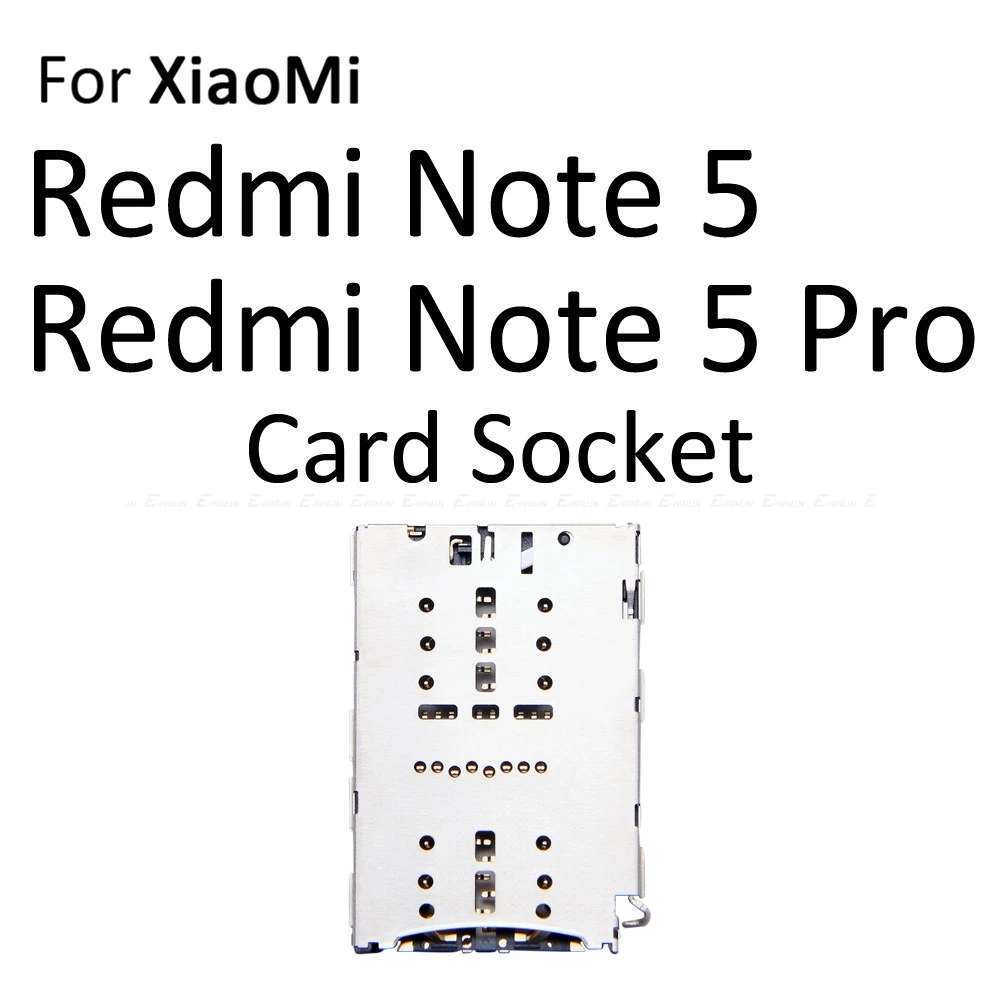 Лоток для sim карты Гнездо Слот ридер адаптер XiaoMi Redmi 5 Plus Note Pro Micro SD держатель