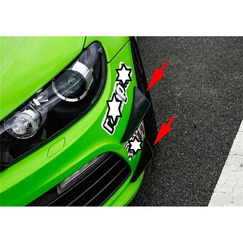 Диффузор Стайлинг передний элерон автомобиль тюнинг парашюты Delantero Aleron Trasero