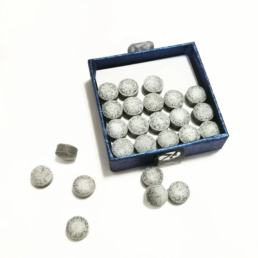 

2A Grade 50pcs 10.5mm Billiard Snooker Cue Tips M Hardness Billiard Cue Accessories
