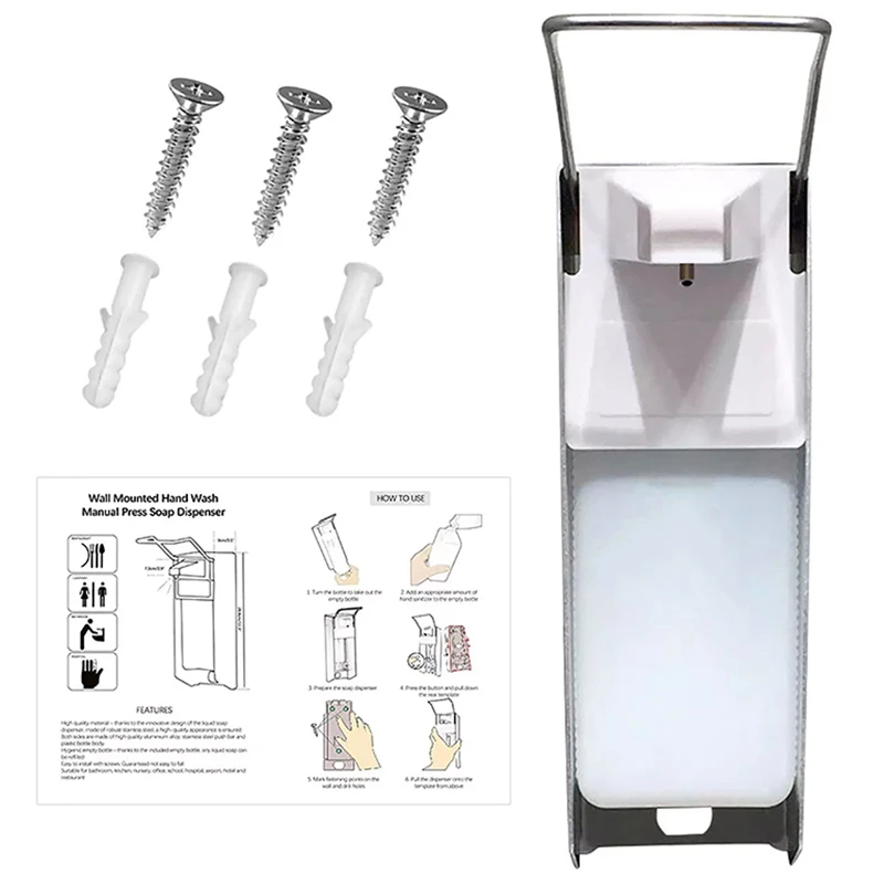 

Household Washing Hand Washer Press Type Soap Dispense 500Ml Funny Facemask Accessories