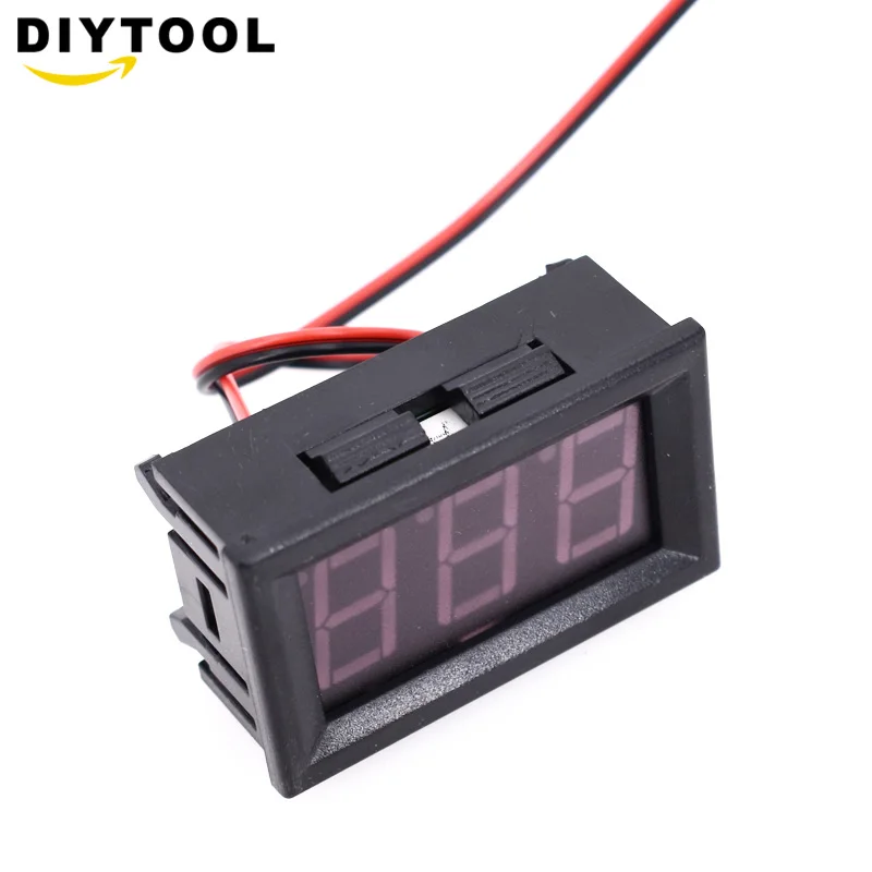 Мини вольтметр тестер цифровой напряжения батарея постоянного тока 5-120 в