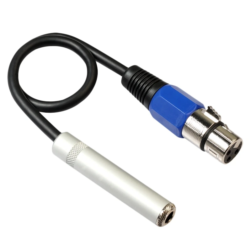 Pin Plug 6.35Mm 1/4 Inch Trs To Xlr Male Female Cable 3 Socket Adapter For Stereo Microphone Audio Cord | Электроника