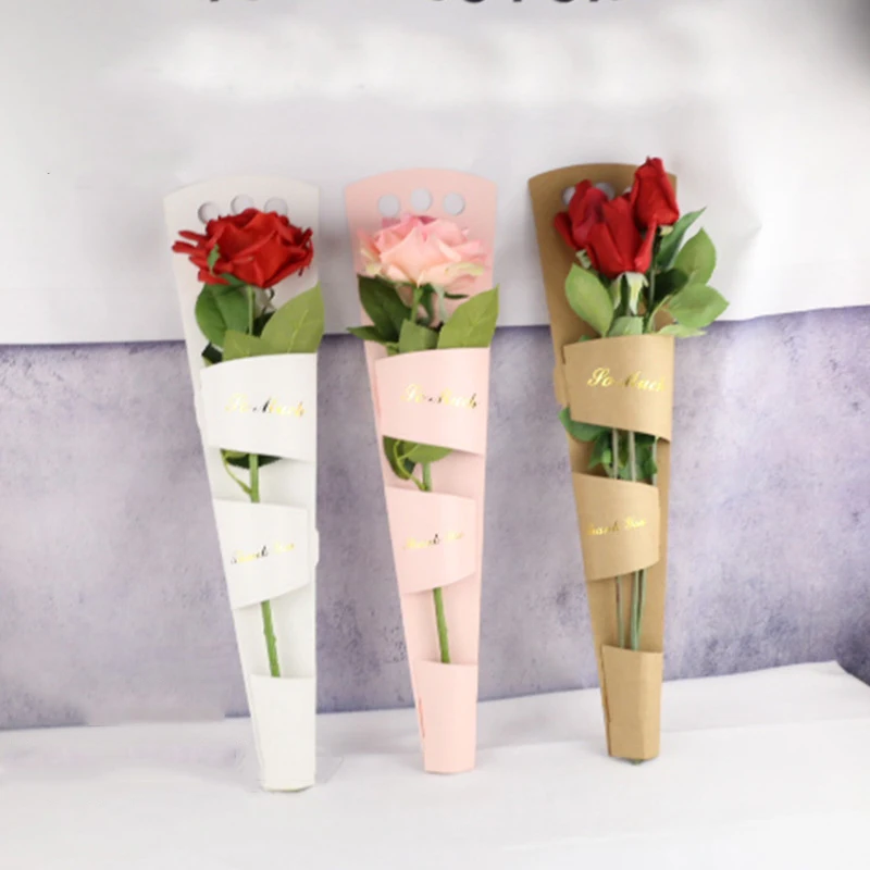 Портативные упаковочные коробки в виде цветов романтичные цветы для свадебных