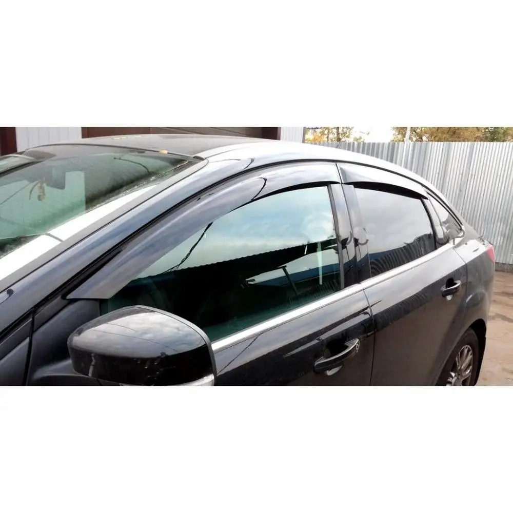Ветровики для форд фокус 2 3 дефлекторы окон дождевики на окна козырьки козырек