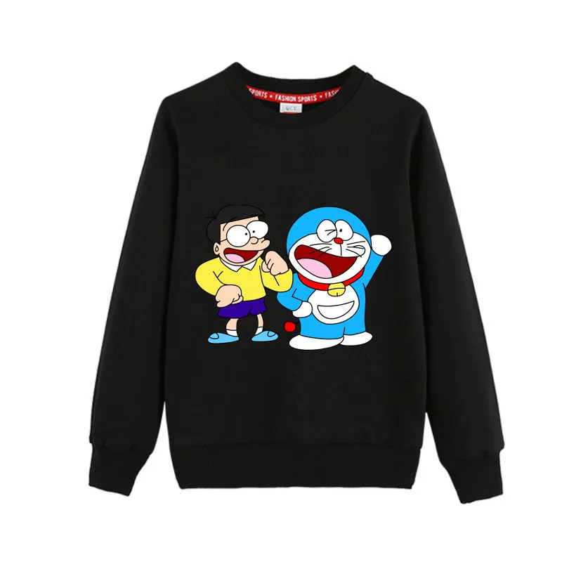 

New Arrival funny Doraemon Kids Autumn Hoodies Toddler Boys Girls Sweatshirts Children Outwear Long Sleeve Tops