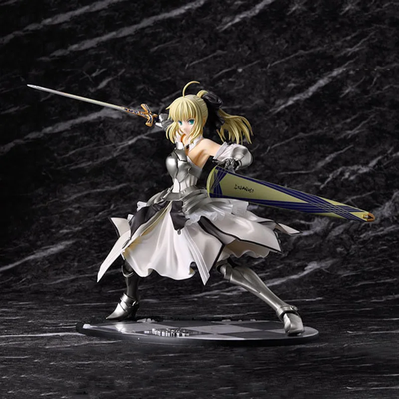 

Фигурка героя аниме «Fate Night», ПВХ экшн-фигурка «Идеальный город», саблей, артуриа, пендагон, арутория, рыцарь, король, игрушка в подарок 23 см