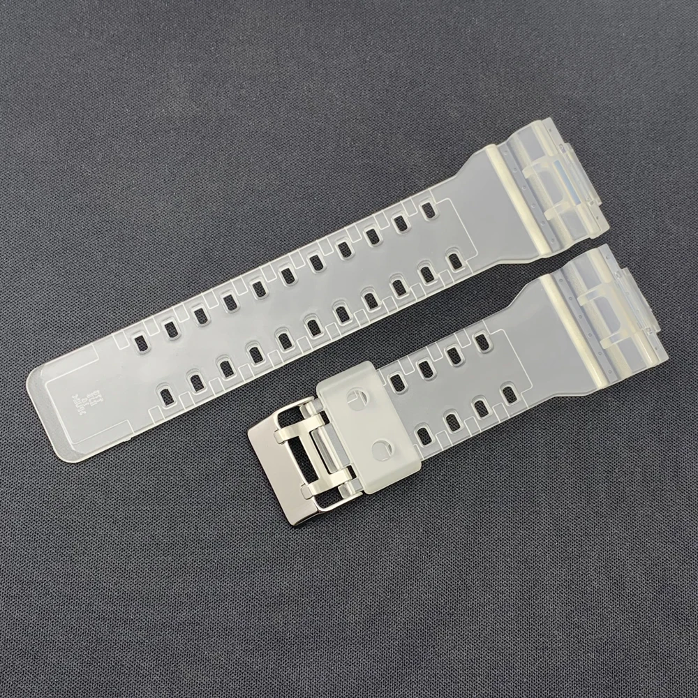 16 мм резиновые Ремешки для наручных часов мужские спортивные силиконовые