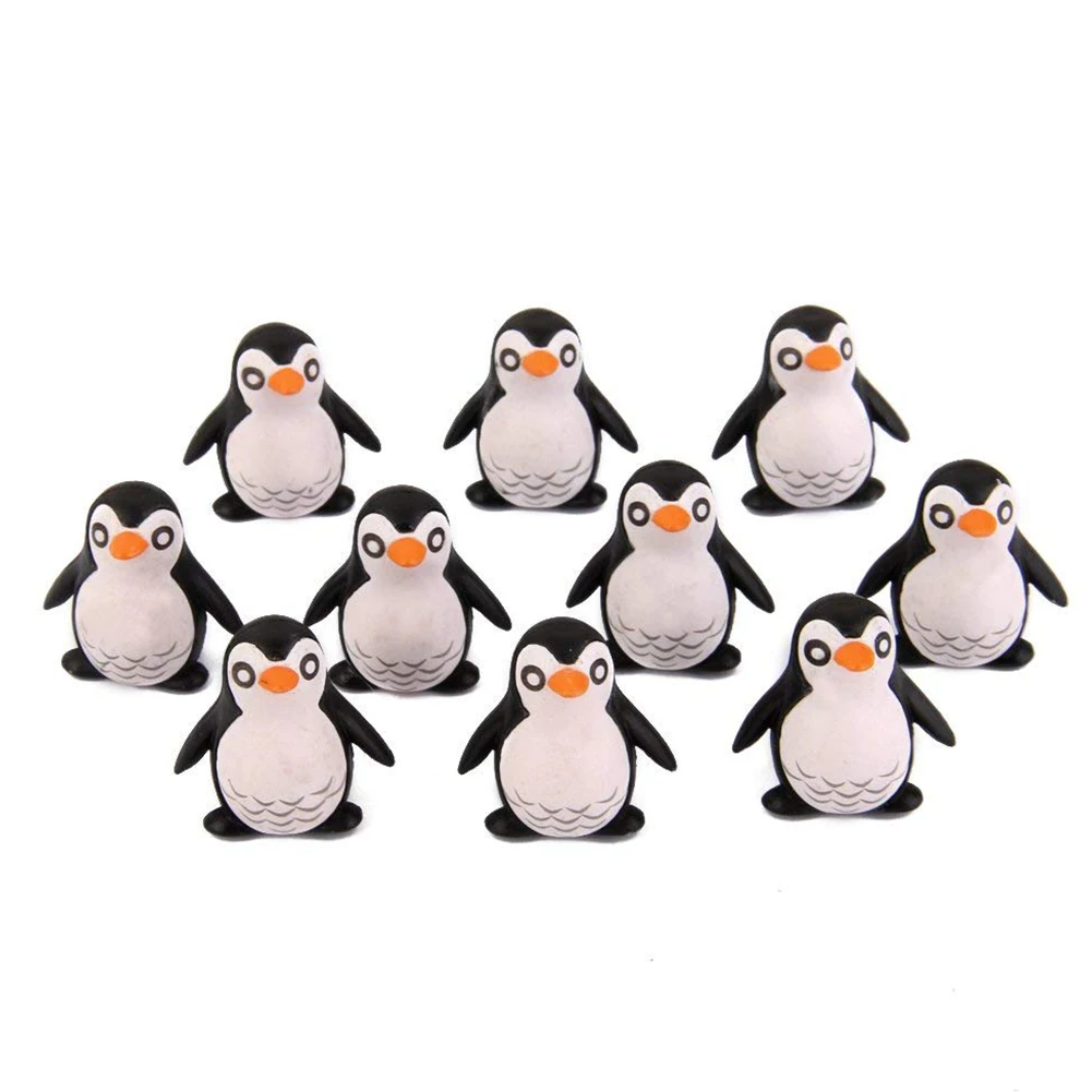 10 шт. миниатюрная фигурка Пингвин Сказочный садовый пейзаж Сад бонсай Декор