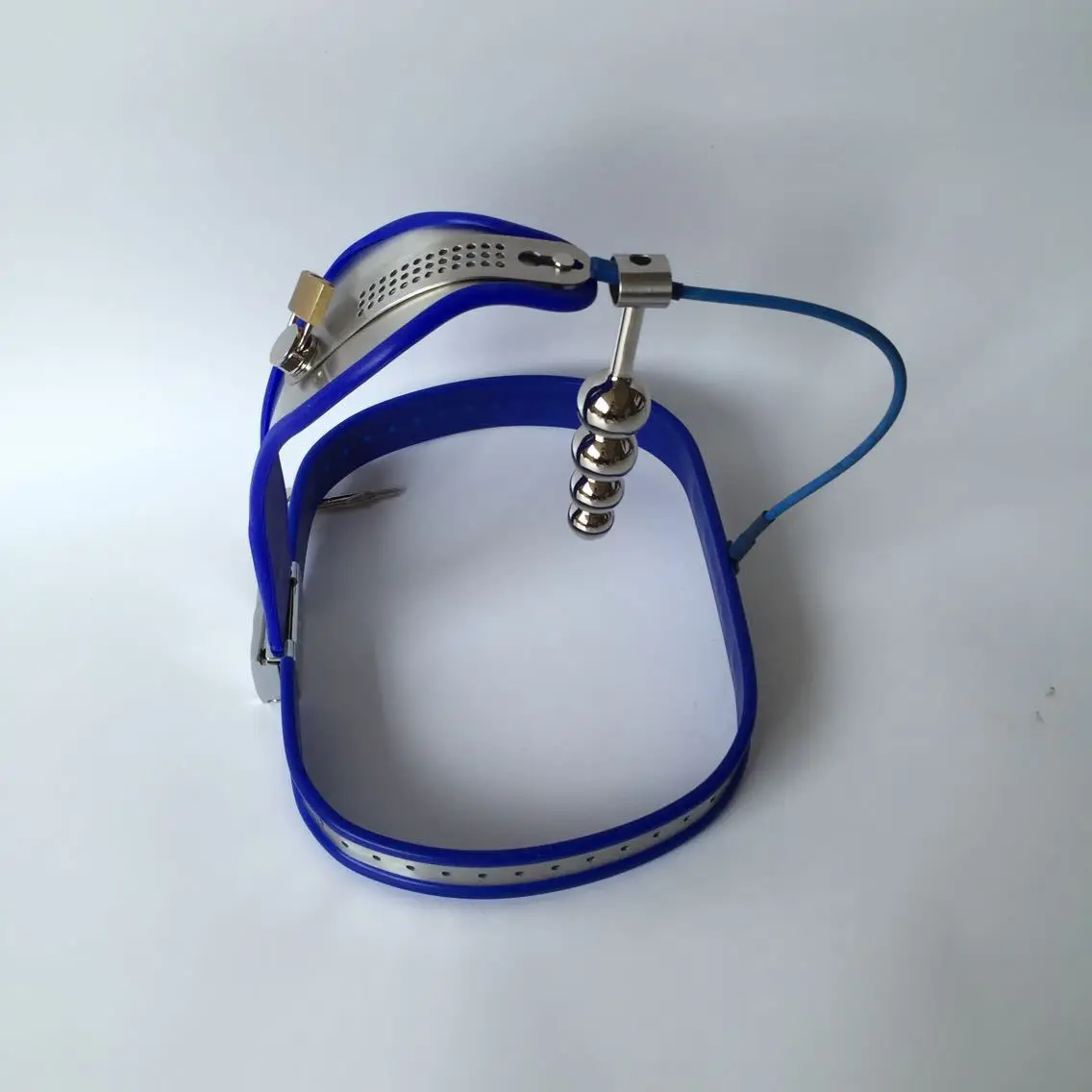 

T type single steel wire type chastity with chastity lock for black emperor women