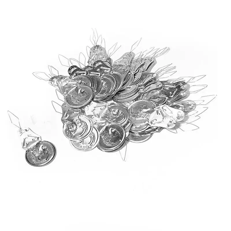 

50PCS Or 100PCS Bow Wire Needle Threader Stitch Insertion Machine Hand Sewing Thread Leading Tool Appr.41*17*0.4mm