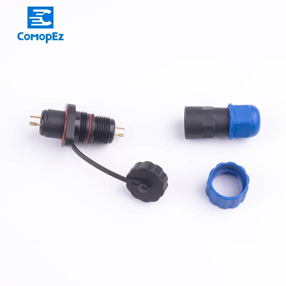 Водонепроницаемый 4-контактный разъем SP13 Тип IP68 кабель и гнездо мужского