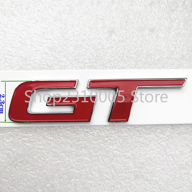 ABS Letters Emblem Logo Red GT Chrome 280 Lowercase Superb Octavia for Skoda Car Trunk Door Lid Badge Model Nameplate Sticker |