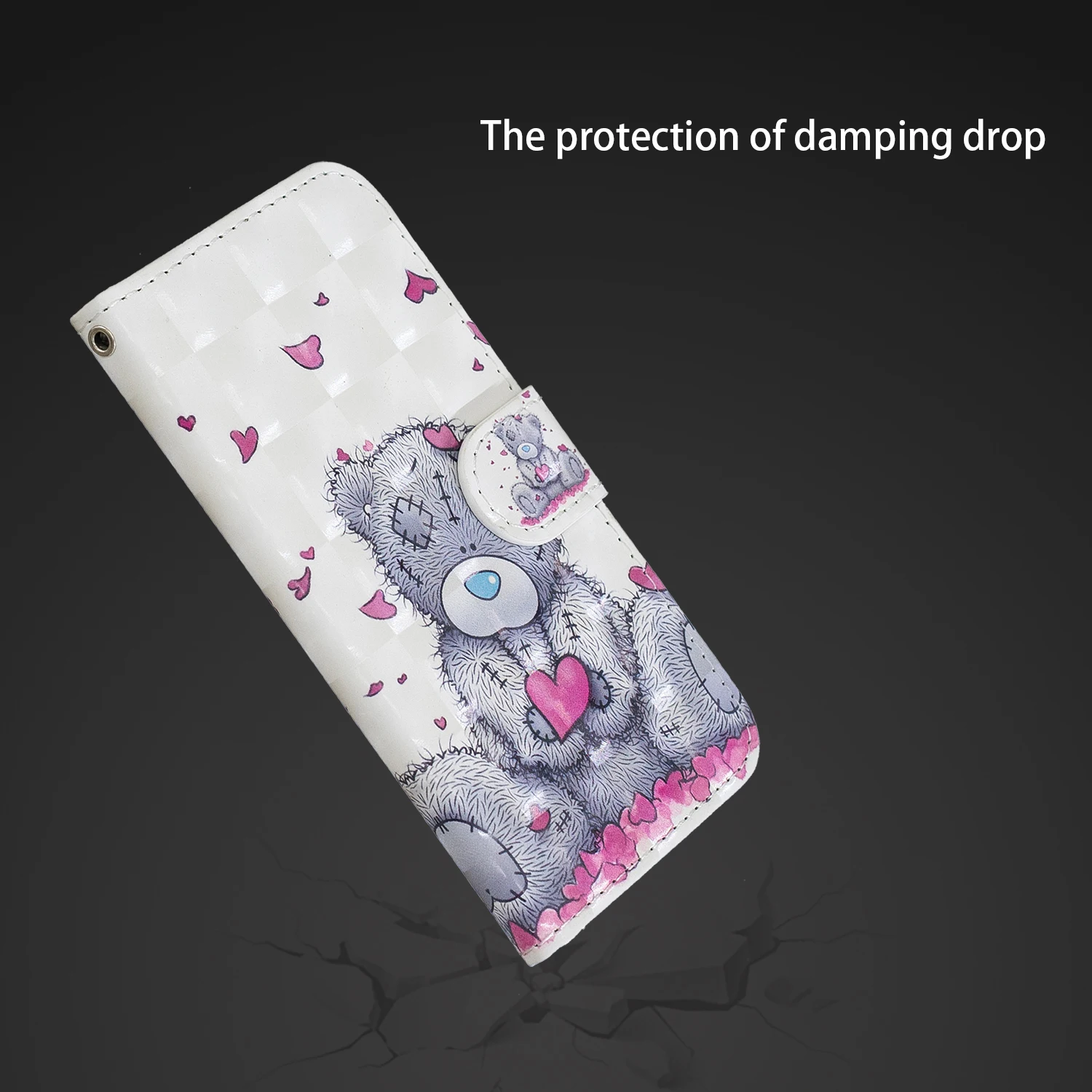 3D кожаный чехол для телефона для huawei P10 P20 P30 Коврики 10 20 30 Lite рro Y5 Y6 Y7 Prime P Smart Z флип-чехол, корпус