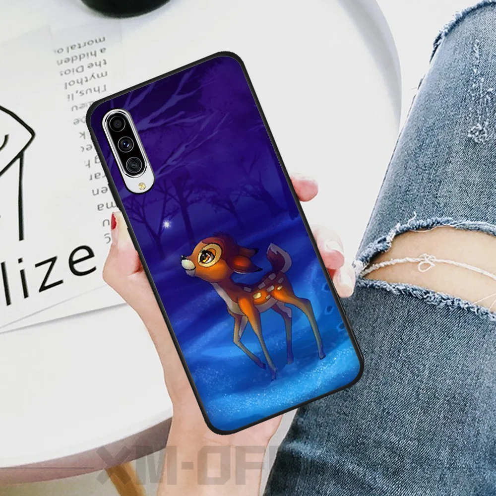 BaweiTE животное олень Лев черный мягкий чехол для телефона Капа Samsung A10 20 30 40 50 70 10S 20S 2
