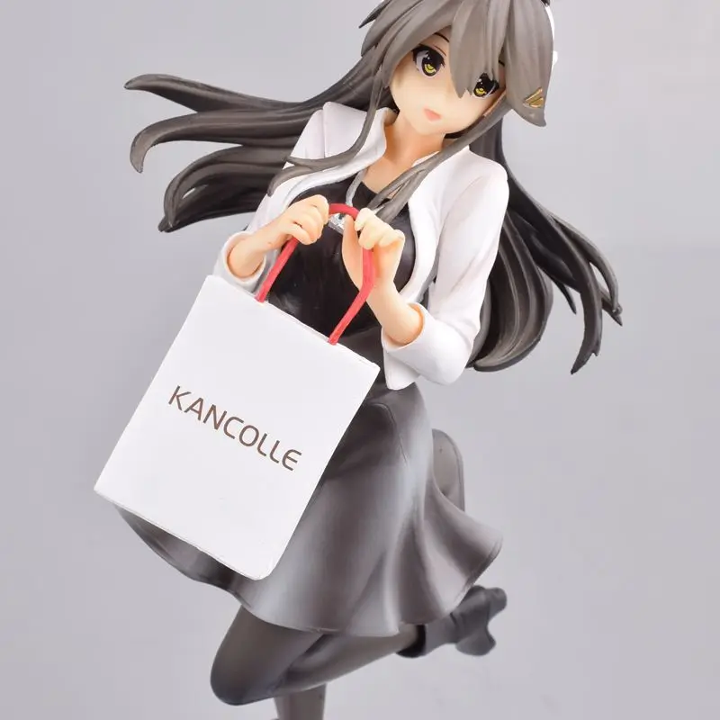23 см аниме Kantai Коллекция KanColle Haruna режим шоппинга повседневная одежда сексуальная