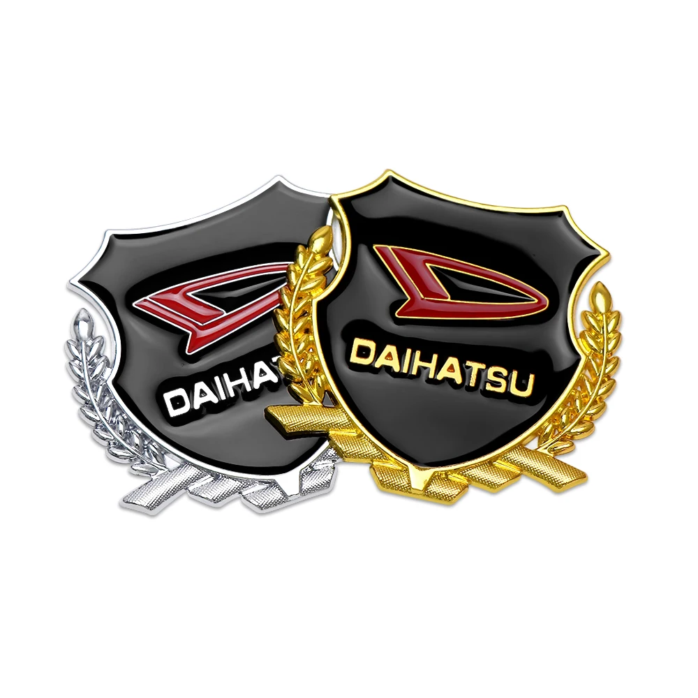 2 шт. металлические наклейки на багажник кузова автомобиля Daihatsu материал Terios Sirion
