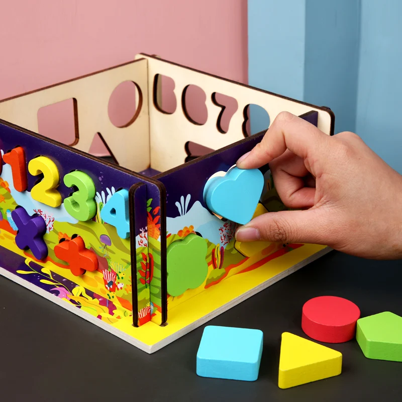 

Kids Preschool Wooden Toys Magnetic Fishing Game Baby Toys Teaching Aids Math Toys Early Educational Toys For Children Girl Gift