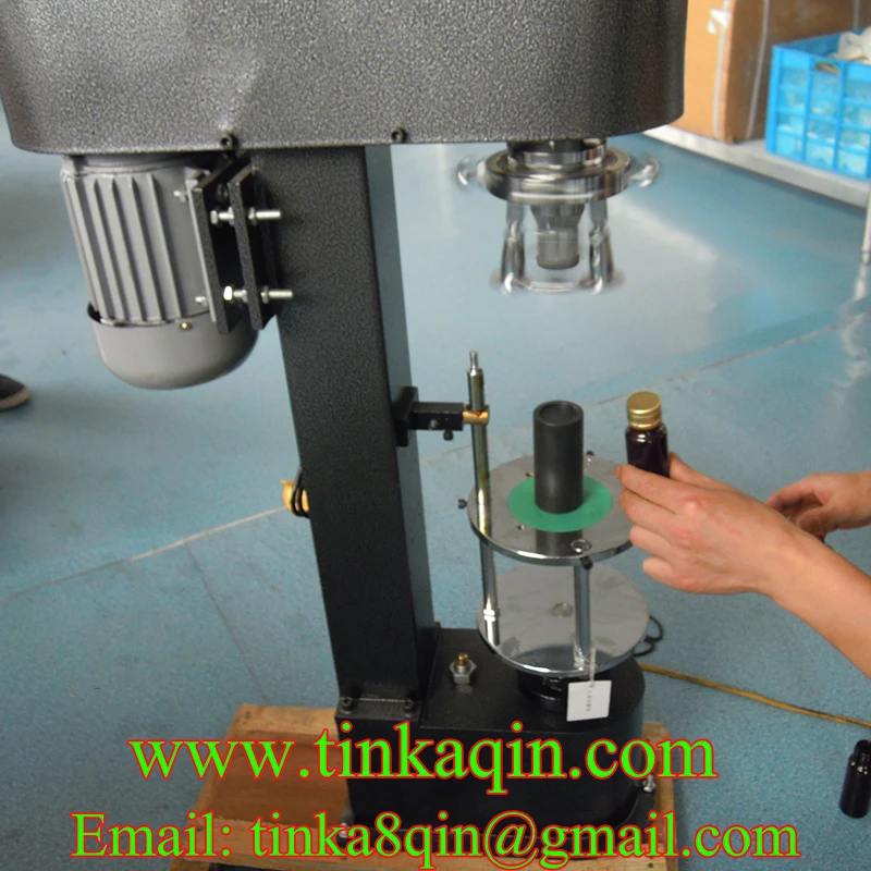 DK-50/D metal anti-theft cover lock machine Aluminum cover sealing machine Oral liquid bottle sealing machine bottle Sealer Lock