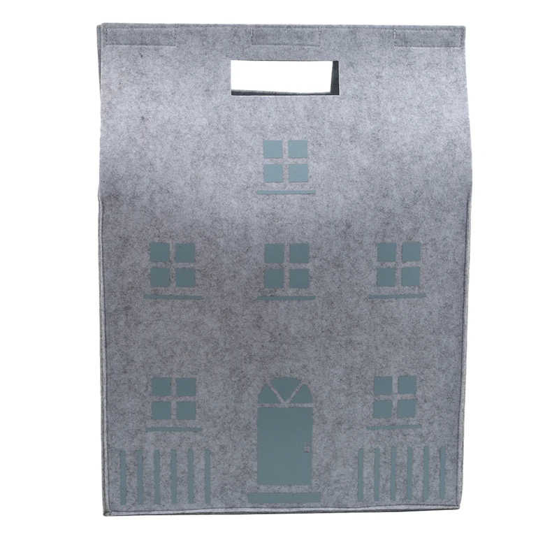 

Swiss Style Toy House Storage Bag Wool Felt Home Decoration Non-Woven Wash Storage Bag