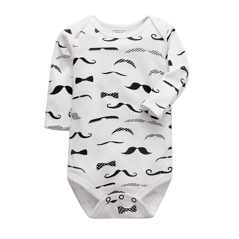 ch9001-15 Боди для новорожденных; одежда для малышей; bebes; хлопковая одежда с длинными рукавами и принтом для младенцев; 1 предмет; 0-24 месяца - Цвет: ch9001-15