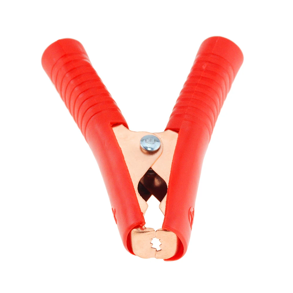 2 шт. зажим автомобиля с формой крокодила зажимы для аккумулятора под 100А красный