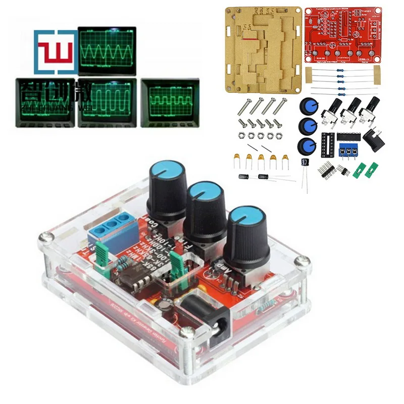 Функциональный генератор сигналов XR2206 треугольный/квадратный выход 1 Гц МГц