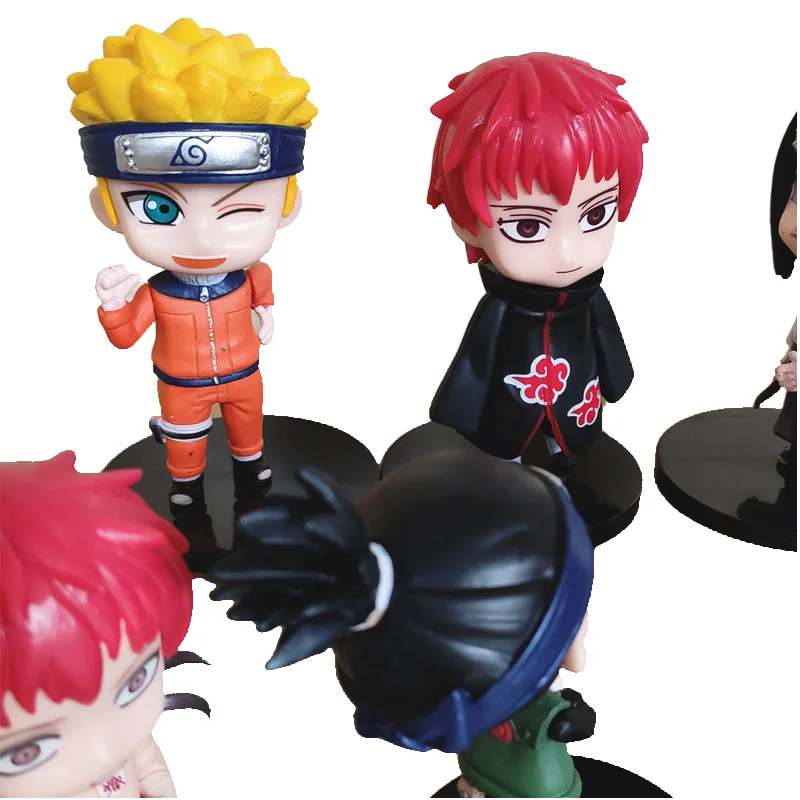 Фигурка героя Аниме Наруто ГК Узумаки Хьюга недзи модель Q версии 9 см АБС-пластик