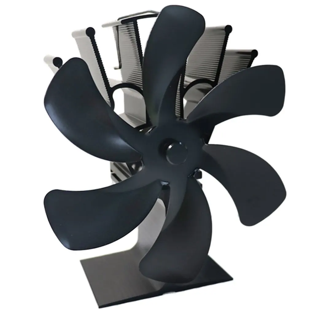 

Новый черный камин с 6 лезвиями