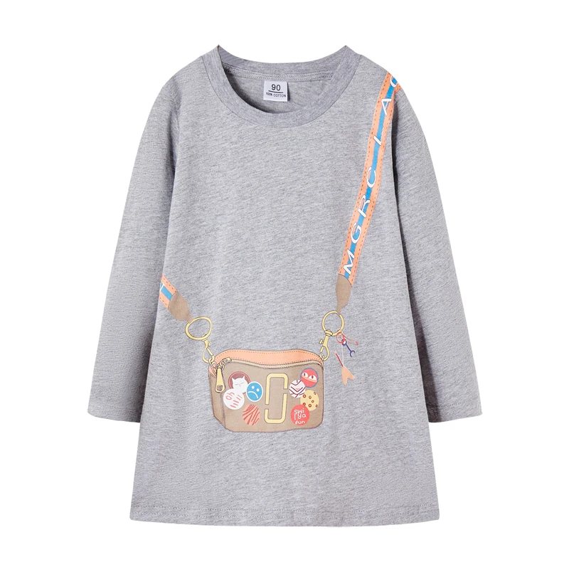 Осень 2019 платье для девочек детские зимние платья с длинными рукавами костюм