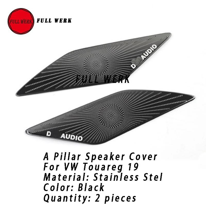 Нержавеющая Сталь автомобильный Стайлинг приборной панели динамик Накладка для