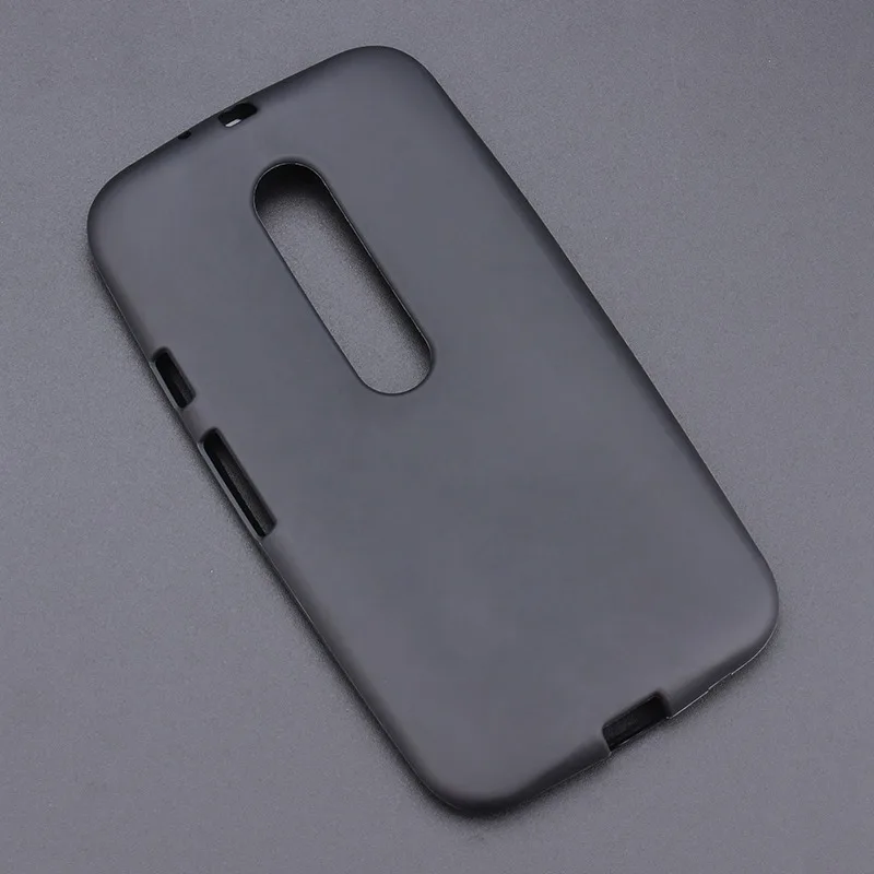 Гелевый ТПУ тонкий мягкий Противоскользящий чехол задняя крышка для Motorola Moto G3 G 3nd