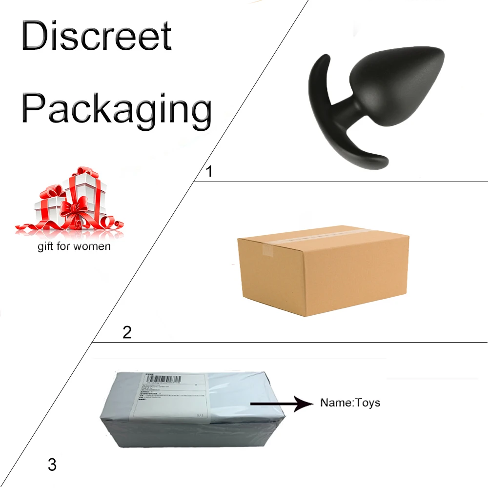 Силиконовые большая Анальная пробка Анальный интимные игрушки для взрослых Для