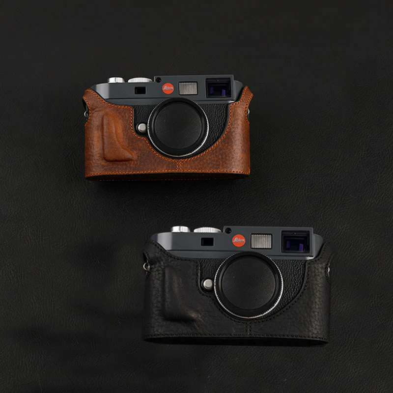 Чехол из натуральной кожи для камеры Leica M9P M9 M8 ME M E MM|Сумки фото-/видеокамеры| |