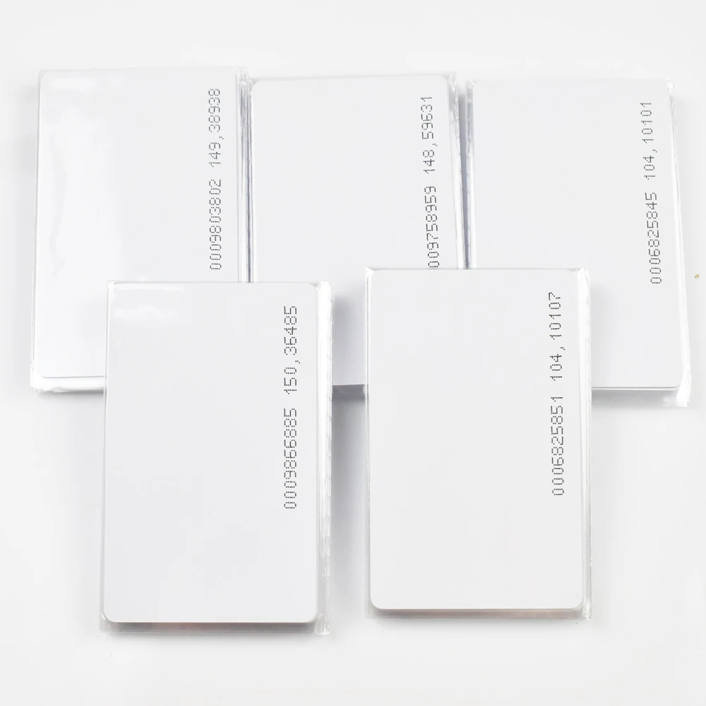 15 шт./лот TK4100 4102 /EM 4100 чип RFID 125 кГц карта без рисунка тонкая ПВХ ID смарт карта|Карты