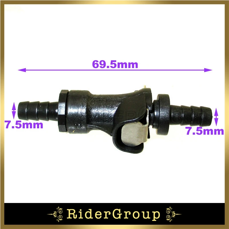 Fuel Gas Line Quick Connect Disconnect 5/16&quot For ATV Single Shut Off Motorcycle Parts | Автомобили и мотоциклы