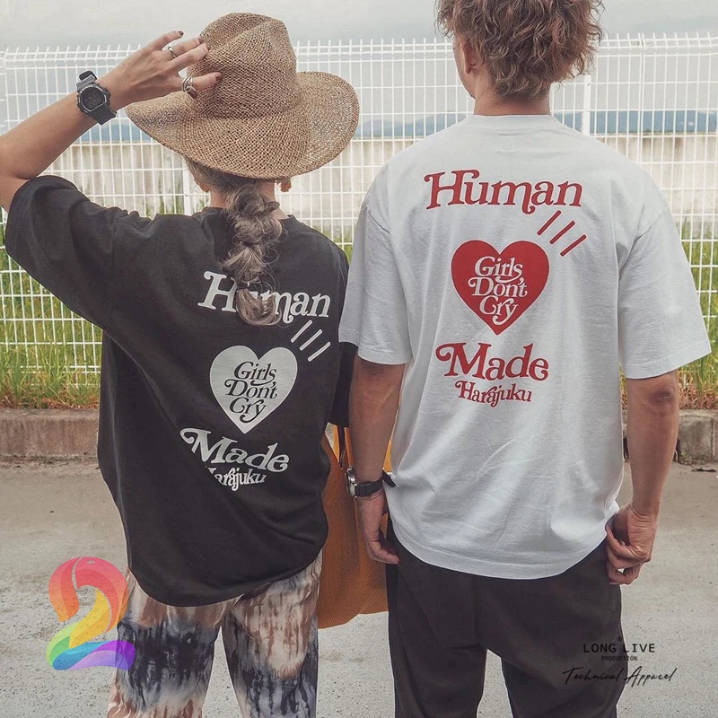 

Футболка Мужская/женская оверсайз с короткими рукавами, модная повседневная рубашка без застежек, с надписью «Don't CRY Open»